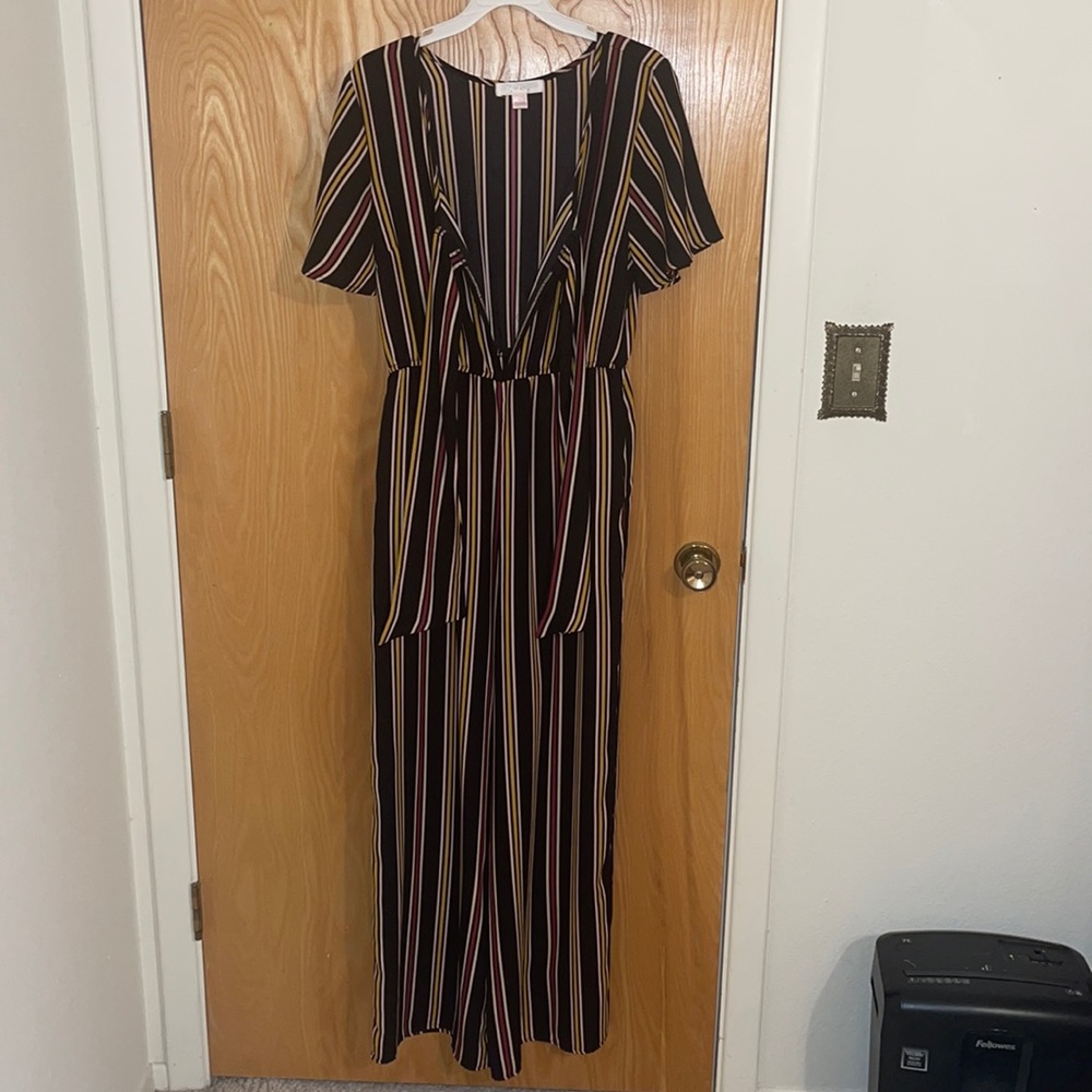 Striped Jumpsuit